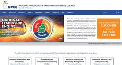 Desktop Screenshot of npccmauritius.org